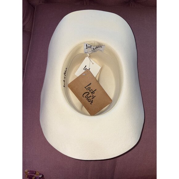 Lack of Color Ridge Cowboy in Ivory Small New Womens Western Beach festival main image 11
